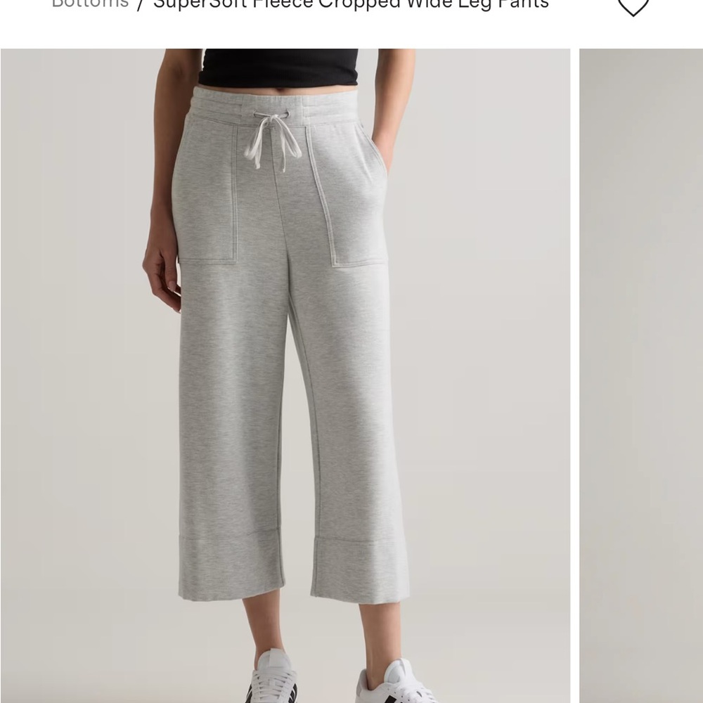 Women's Gray Wide Leg Pants